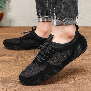 Xajzpa New Men's Mesh Running Shoes Brand Lightweight and Breathable Sports Shoes High-quality Gym Training Jogging Walking Shoes